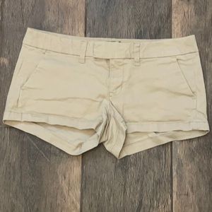 American Eagle Khaki Chino Shorts, Size 4
